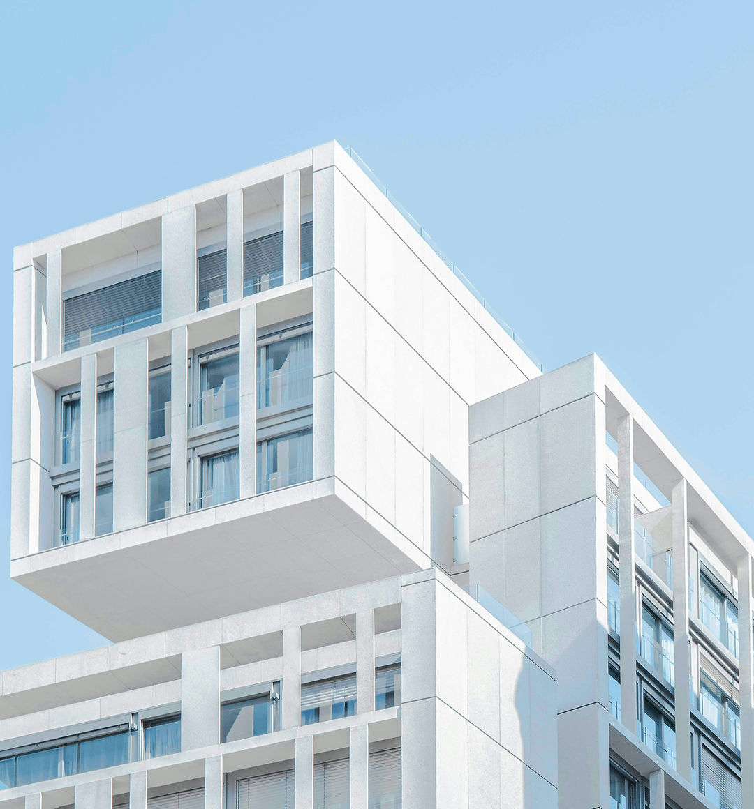 Moderne weiße Architektur