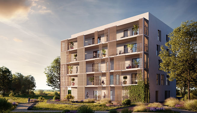 Render of Apartment Building